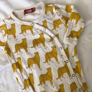 0-3 Months Milkbarn Organic Cotton Pajamas